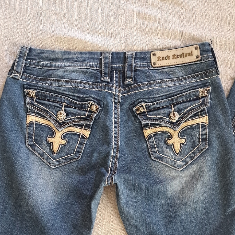 ROCK REVIVAL - Womens - Leah Easy Boot  - Jeans Pants - SIZE 29